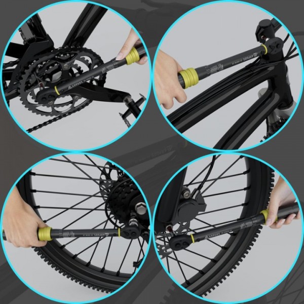 1/4 Torque Wrench, Lightweight Aluminum Material, High Accuracy, Safe and Easy to Use, Dual-Direction with Quick Release, 21 PCS Bike Maintenance Kit and Storage