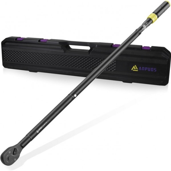 ANPUDS 1-Inch Drive Click Torque Wrench, 200-1200 ...