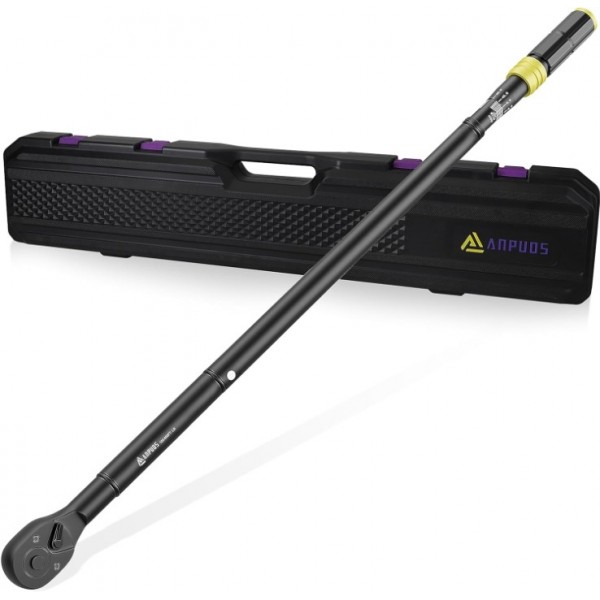 ANPUDS 3/4-Inch Drive Click Torque Wrench, 100-800...