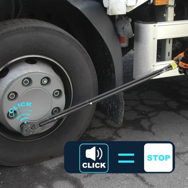 ANPUDS 3/4-Inch Drive Click Torque Wrench, 200-1000 Ft-Lb/271-1355 Nm, Dual-Direction Torque Wrench, 48-Tooth Dual Range Scales Torque Wrench with Quick Release Reversible Head for Car Truck Tractor